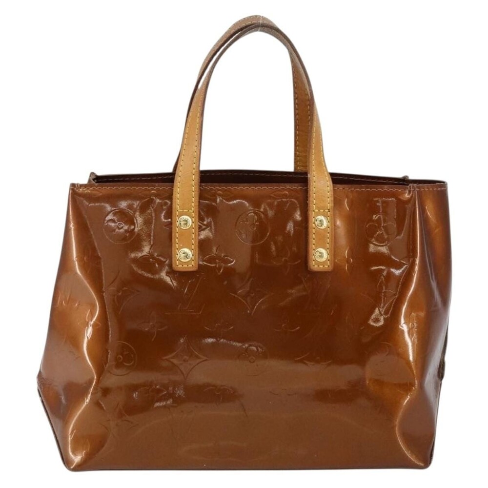 Louis Vuitton Monogram Vernis Reade PM Handbag Bronze